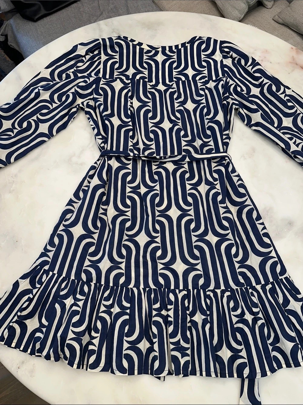 Velvet by Graham & Spencer Abstract Print Mini Dress Size Small